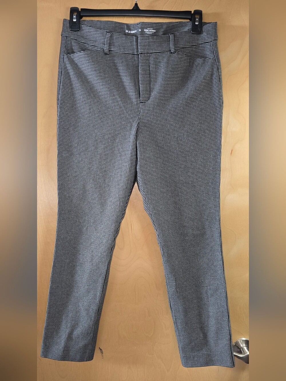Old Navy Women's Houndstooth Pants - Black & White
